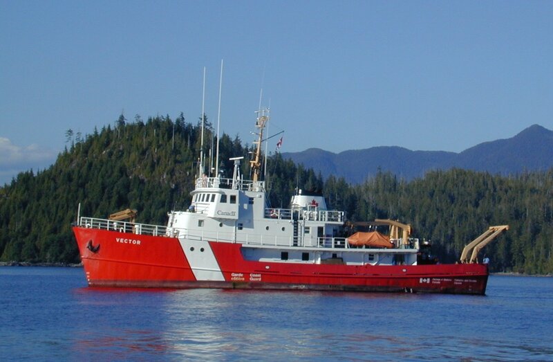 Canadian Coast Guard vessel on water