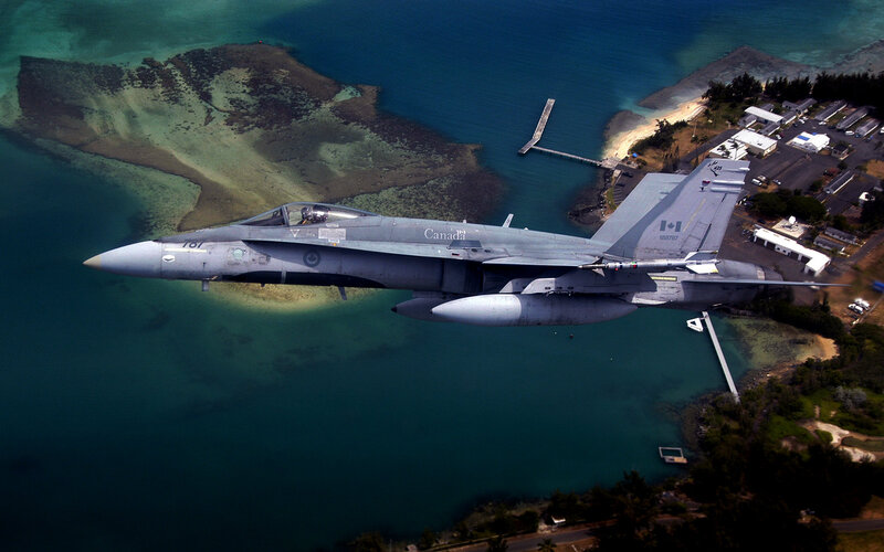 Canadian Fighter Jet — Gray