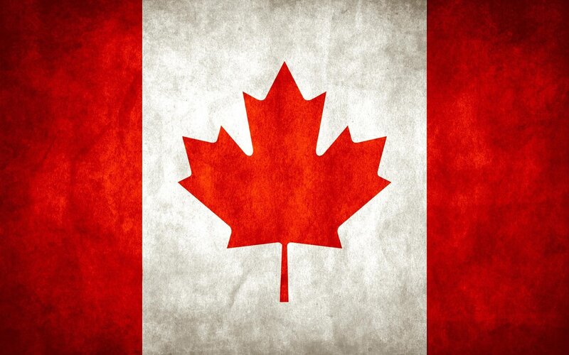 Canadian Flag — Red, Maple Leaf