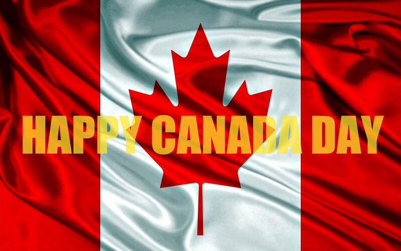 Canadian Flag — Red, Patriotic, Digital Art, Maple Leaf