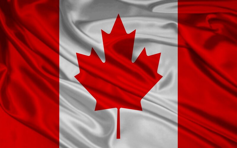 Canadian Flag — Red, Patriotic, Photograph