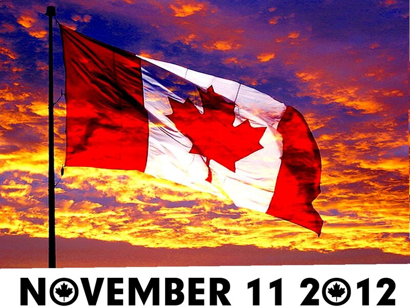 Canadian Flag Waving — Red, Dramatic, Sunset