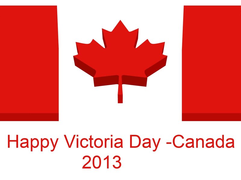 Canadian Flag with Text