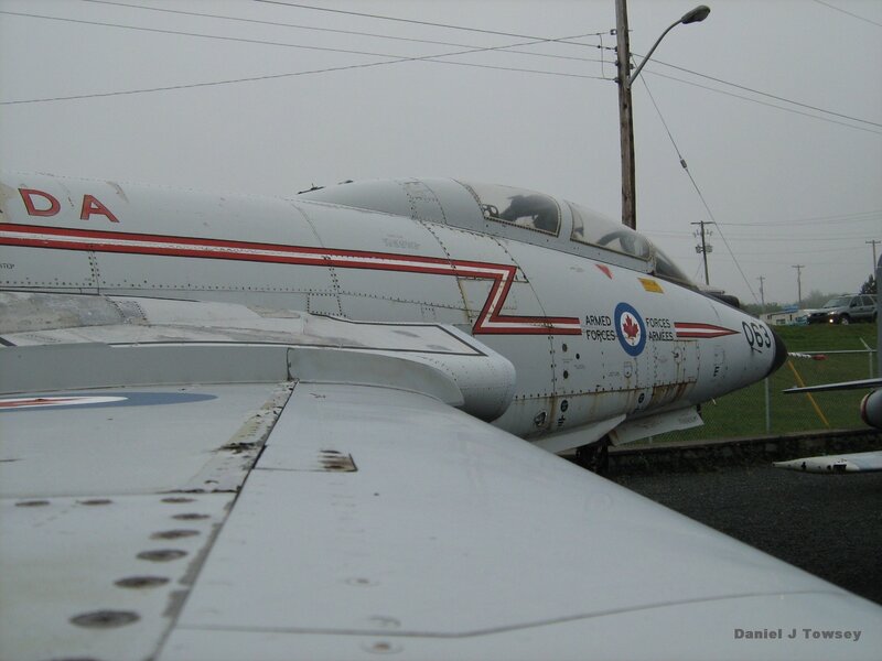Canadian Jet Aircraft — Gray, Overcast
