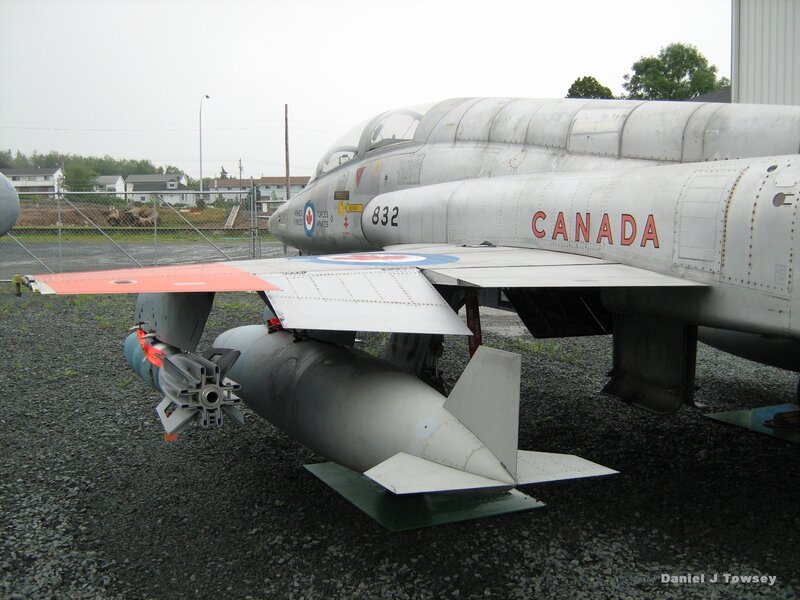 Canadian jet aircraft on display