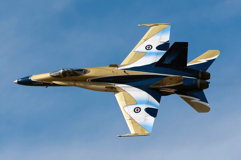 Canadian Jet Fighter — Blue