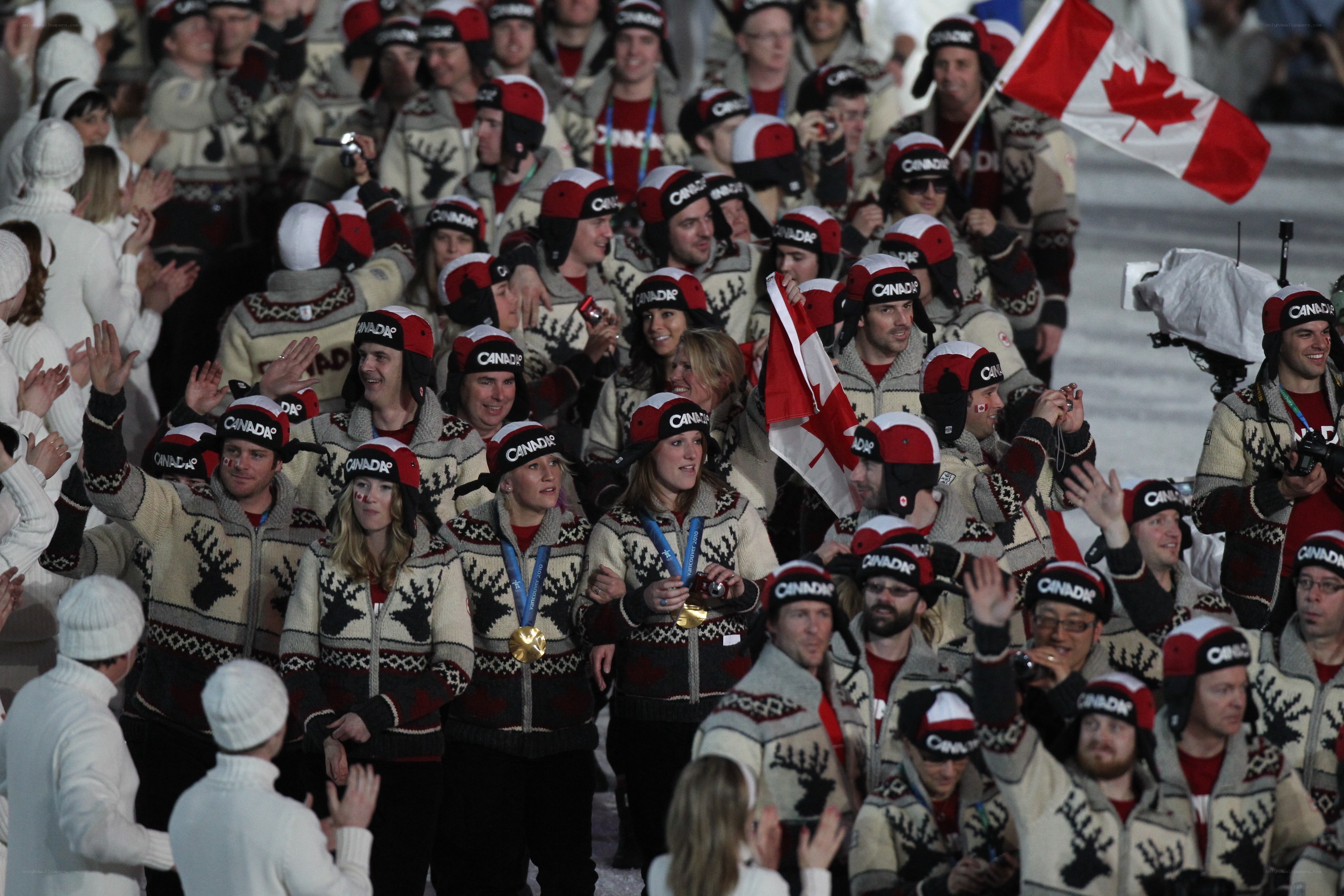 Canadian Olympic team parade