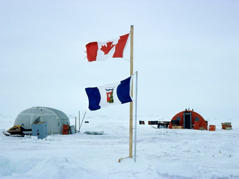 Canadian research station in the Arctic
