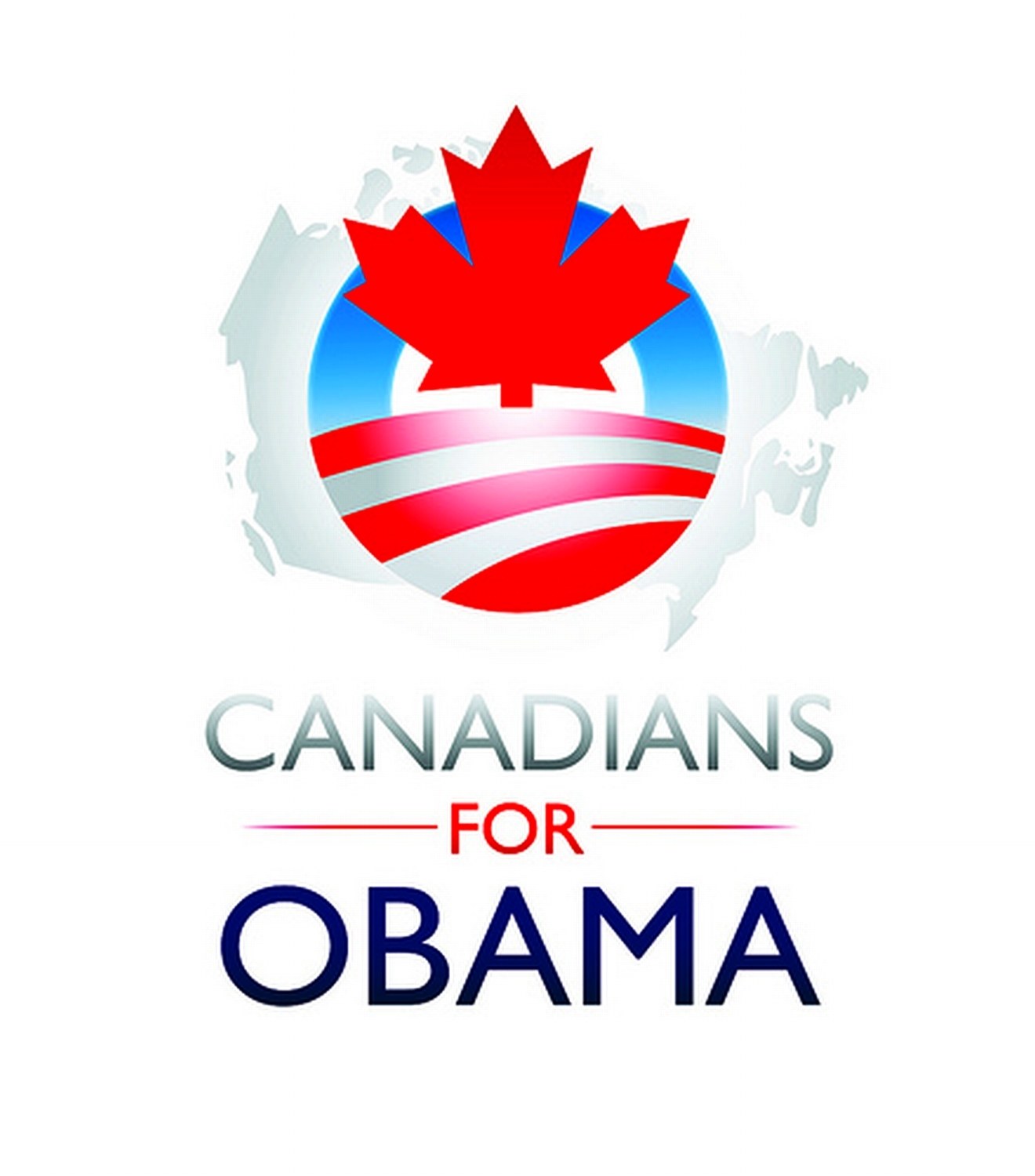 Canadians for Obama logo