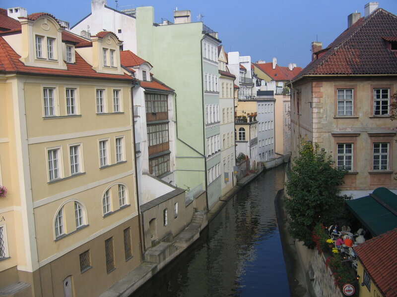 Canal Between Buildings