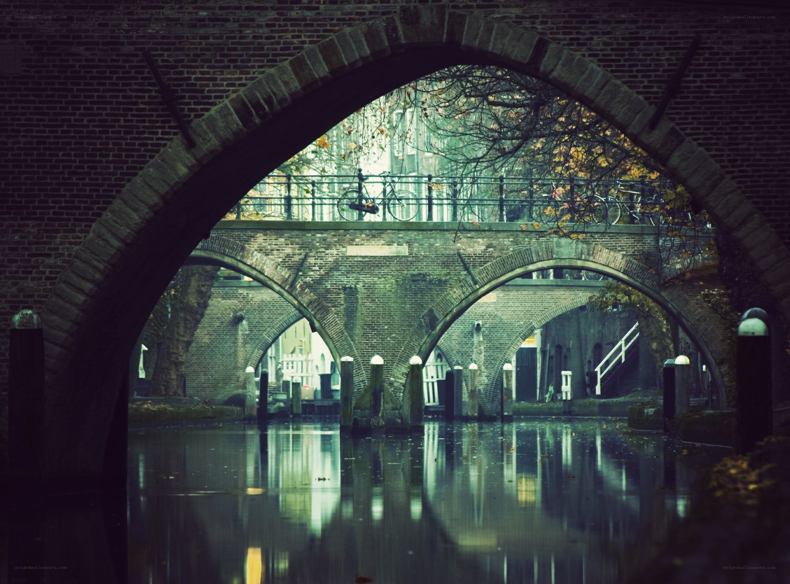 Canal bridge in Amsterdam