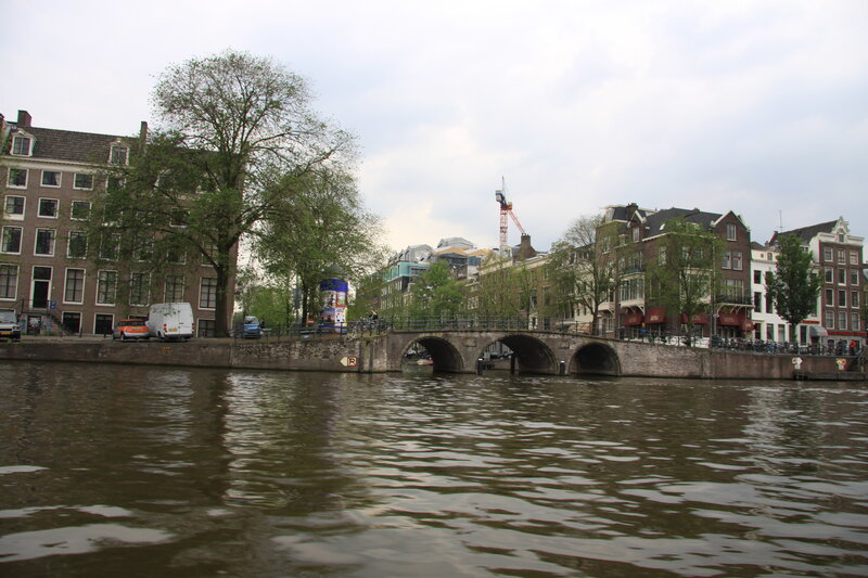 Canal Bridge in Amsterdam — Brown