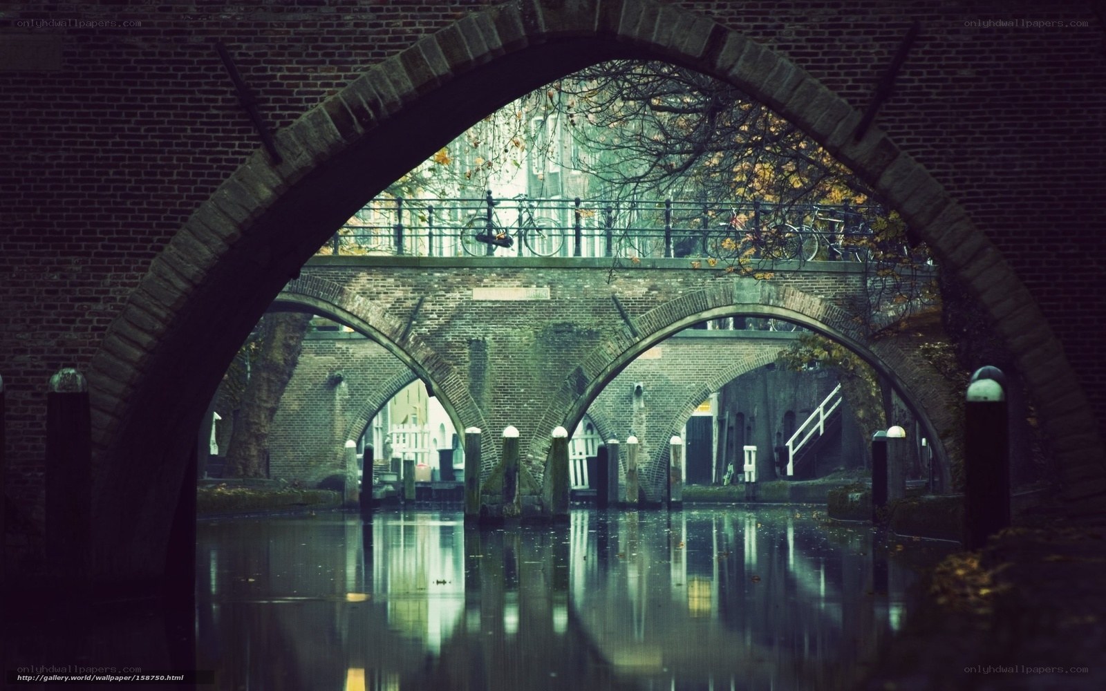 Canal bridge in Amsterdam