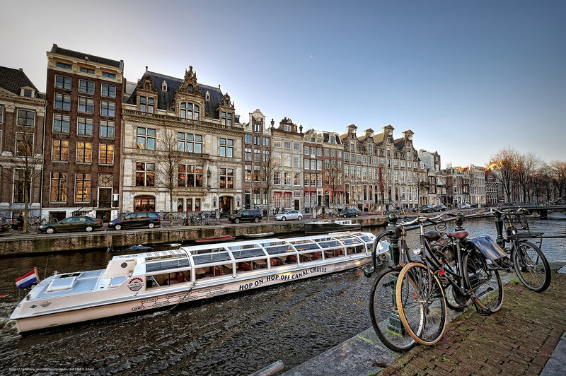 Canal cruise in Amsterdam