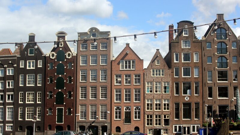 canal houses in Amsterdam