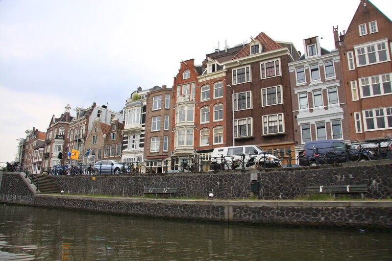 Canal Houses in Amsterdam — Brown