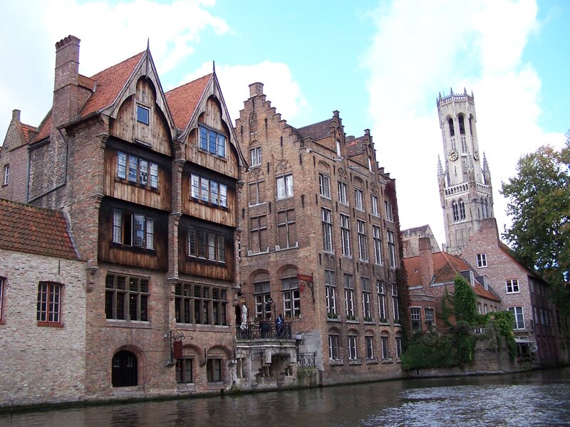 Canal Houses in Bruges — Brown