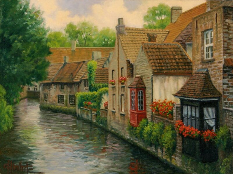 Canal Houses in Town