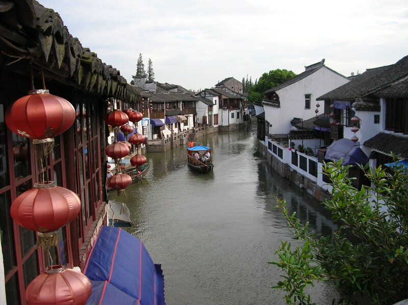 Canal in a Chinese water town