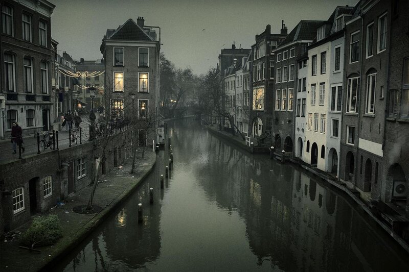Canal in a Dutch city