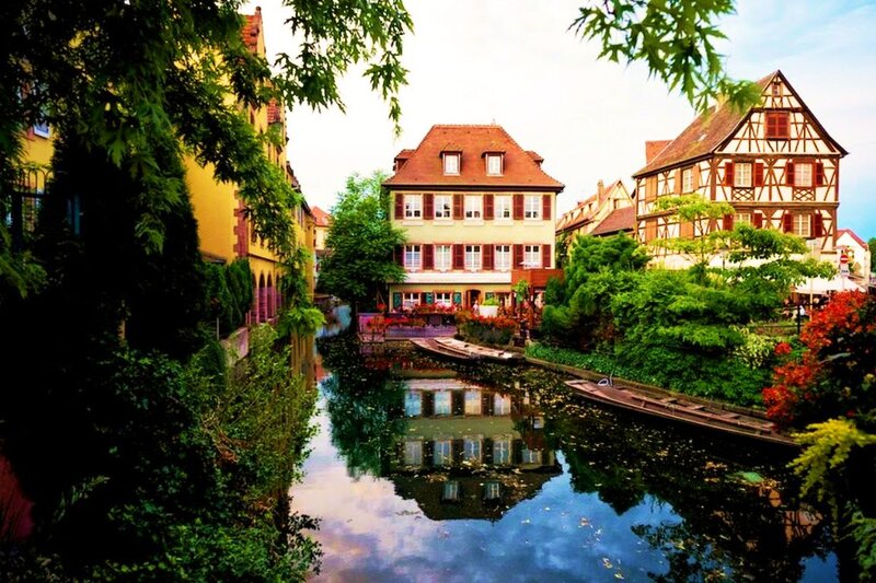 Canal in Colmar — Green