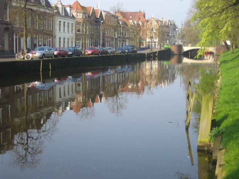 canal in Dutch city