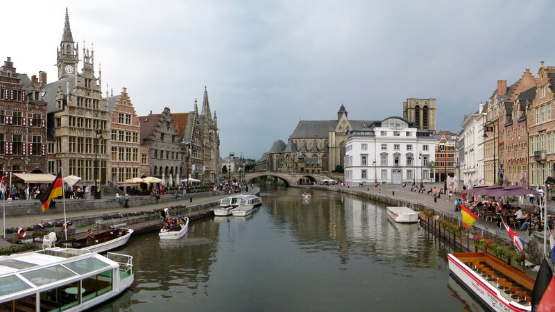 Canal in Ghent City