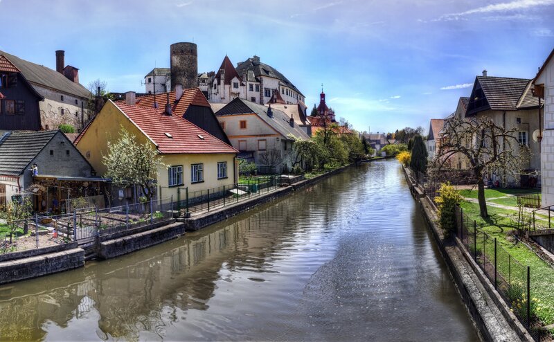 Canal in Historic Town