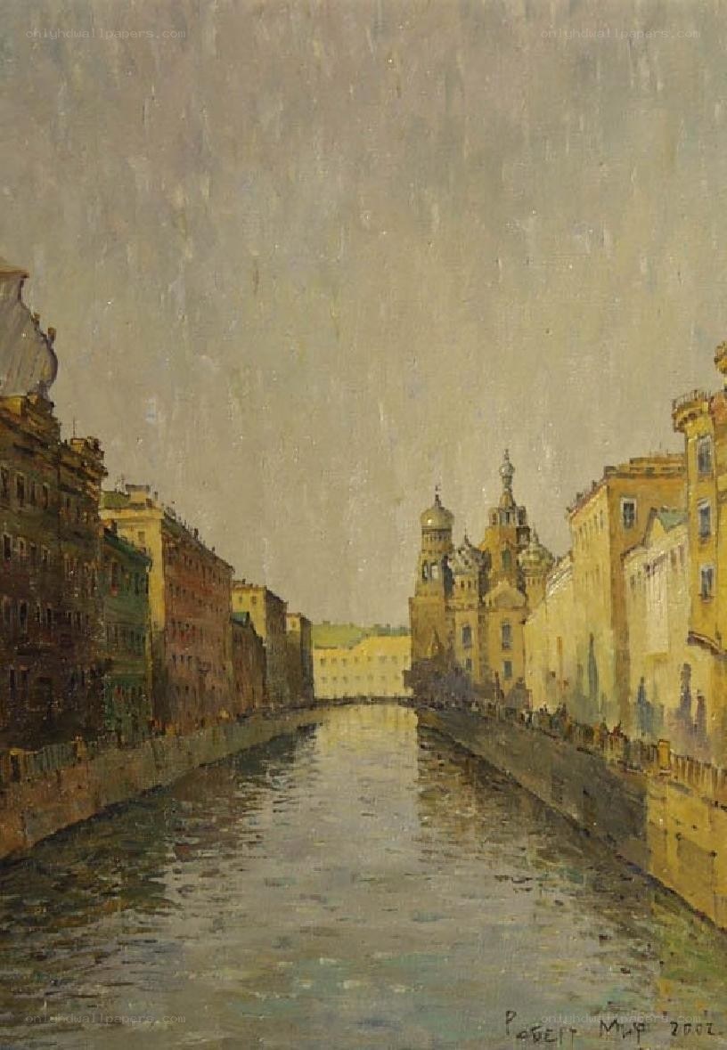 Canal in Saint Petersburg