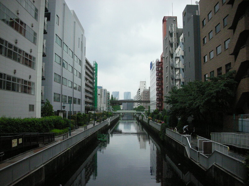canal in urban japan