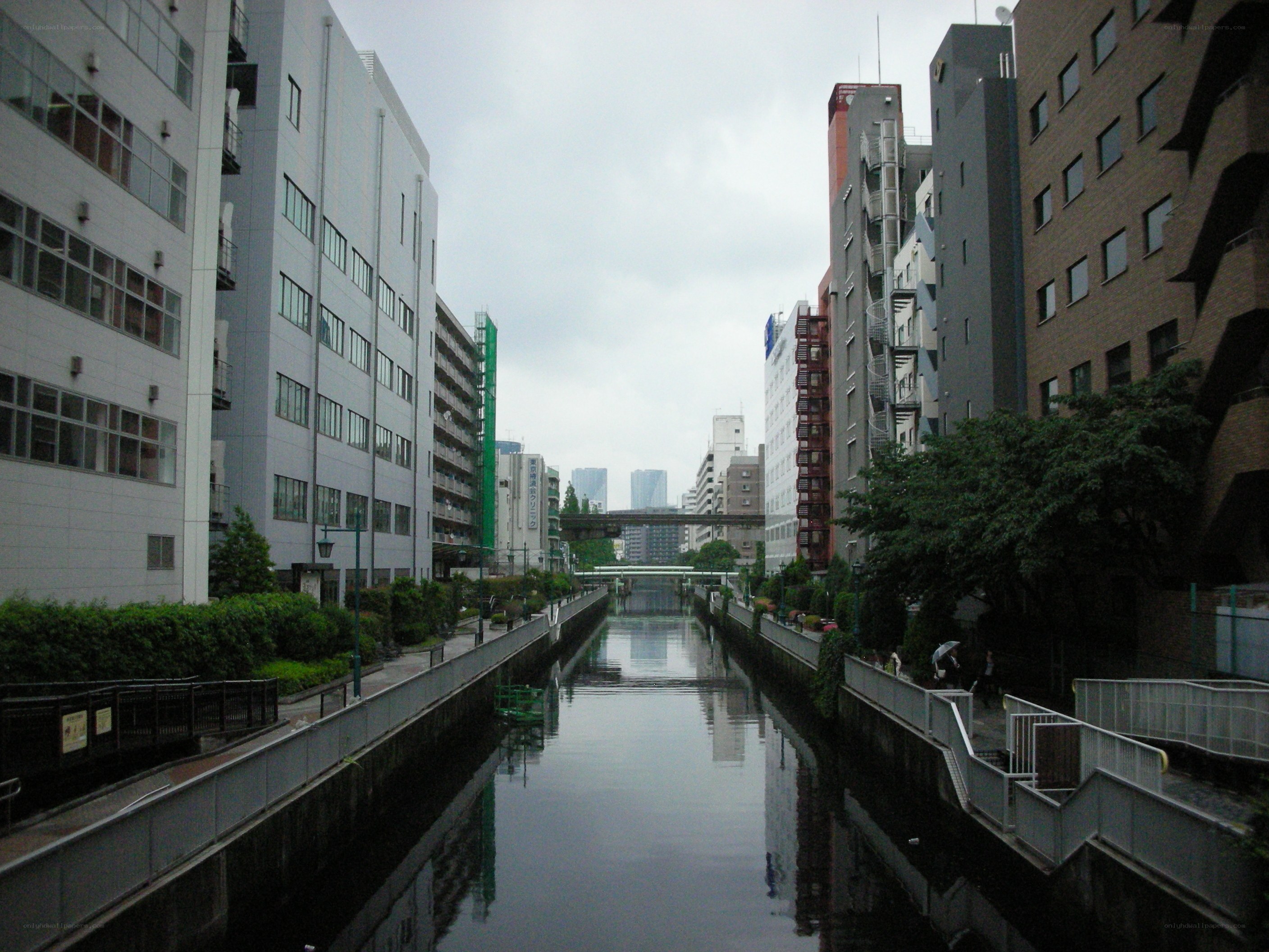 canal in urban japan