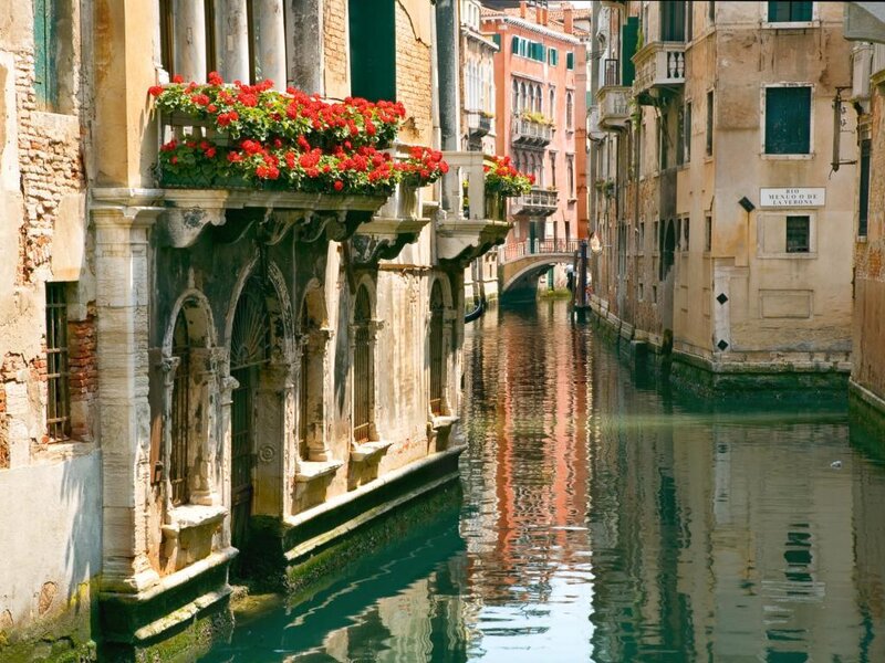 Canal in Venice — Beige