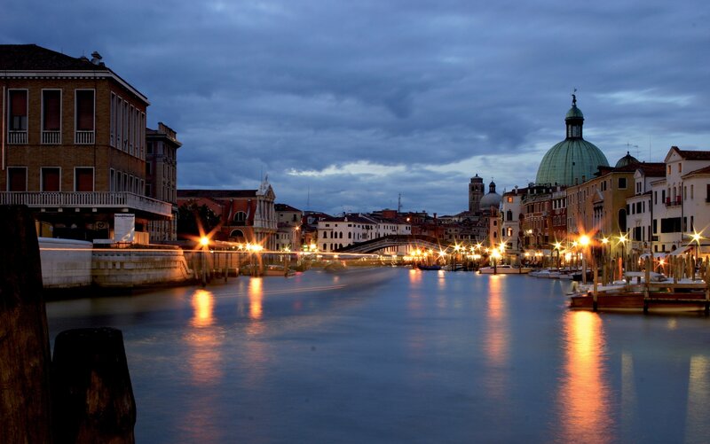 Canal in Venice — Blue