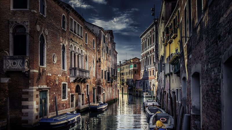 Canal in Venice — Brown
