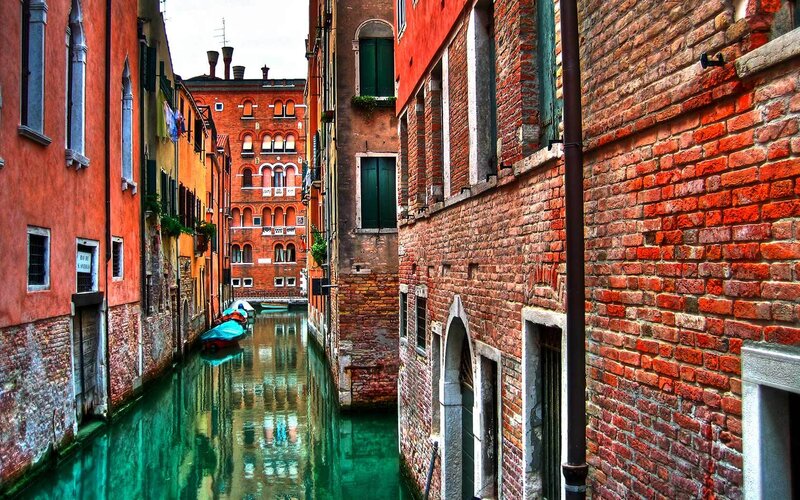 canal in venice italy