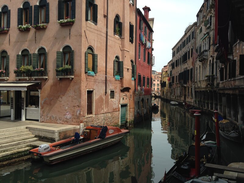 Canal in Venice — Pink