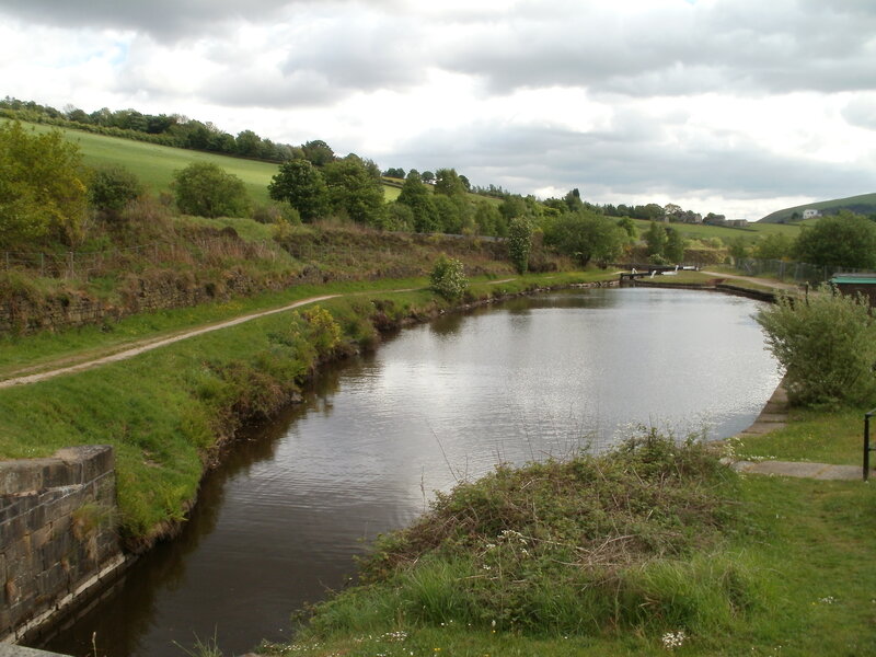 Canal Lock in Countryside