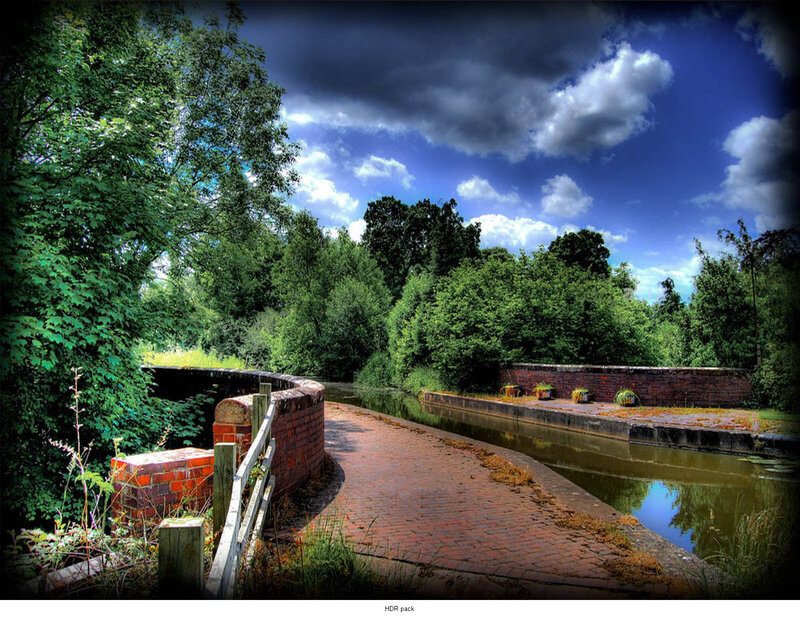 Canal Path with Brick Wall