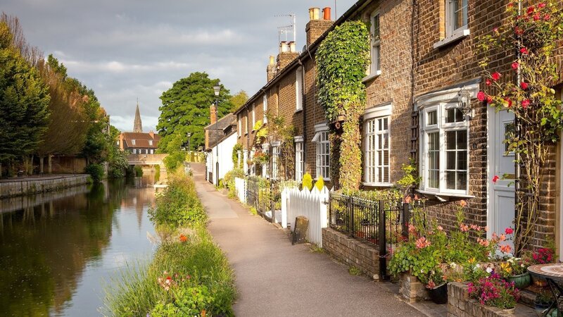 Canal-side Houses
