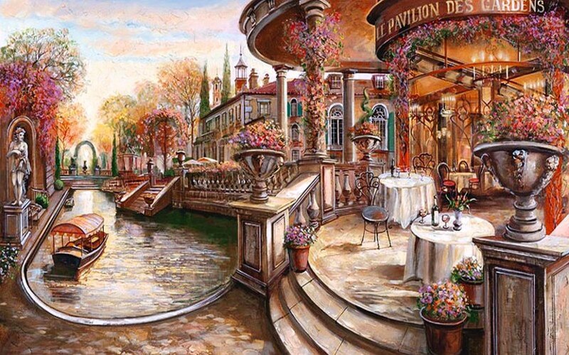 Canal-side Restaurant — Brown