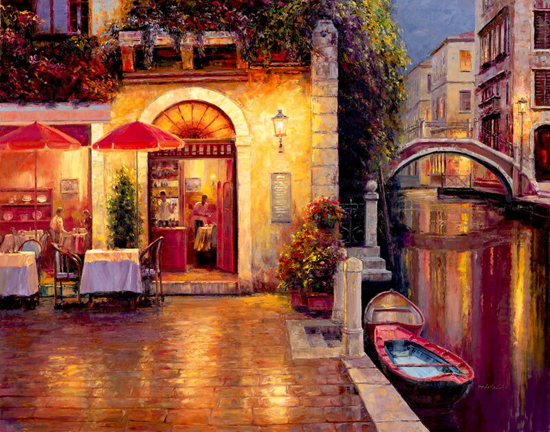 Canal-side Restaurant — Yellow