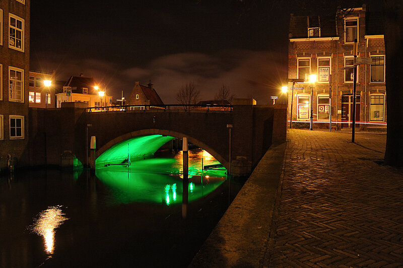 Canal under Brick Bridge — Green