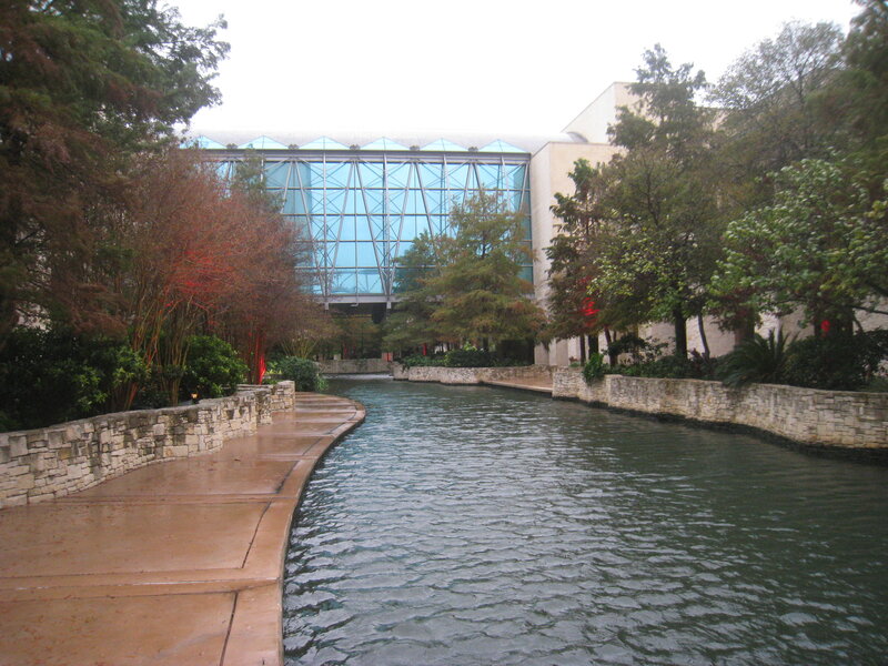 Canal with Modern Building