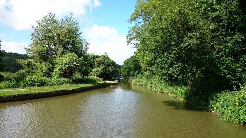 Canal with Narrowboat