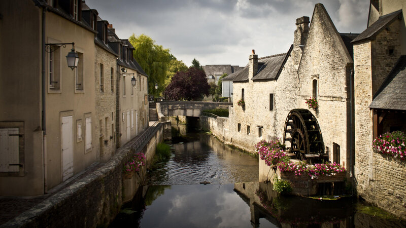 Canal with Waterwheel