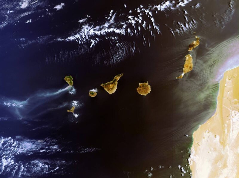 Canary Islands from space