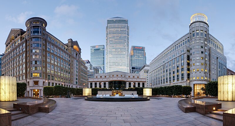 Canary Wharf Plaza — Gray, Calm