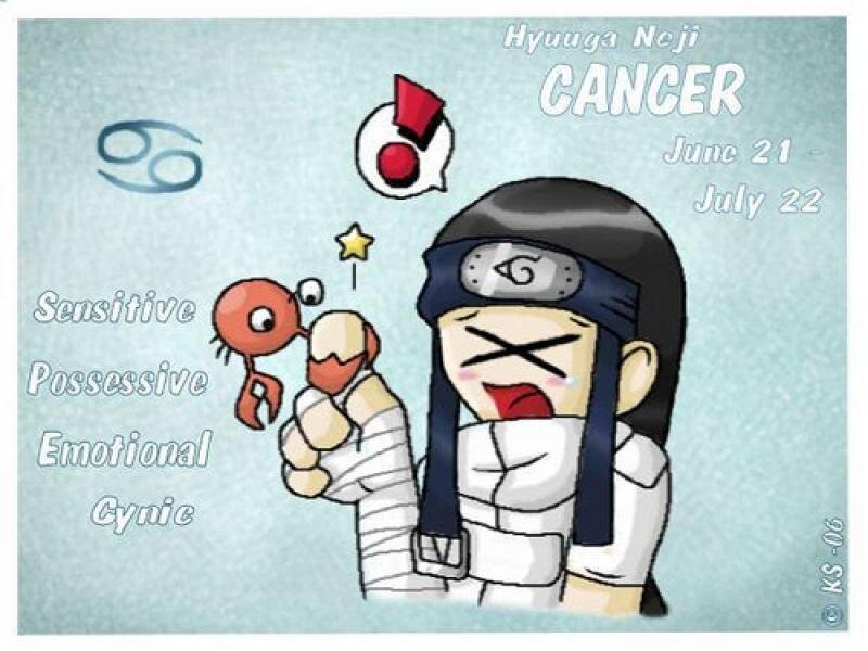 Cancer zodiac with Naruto character