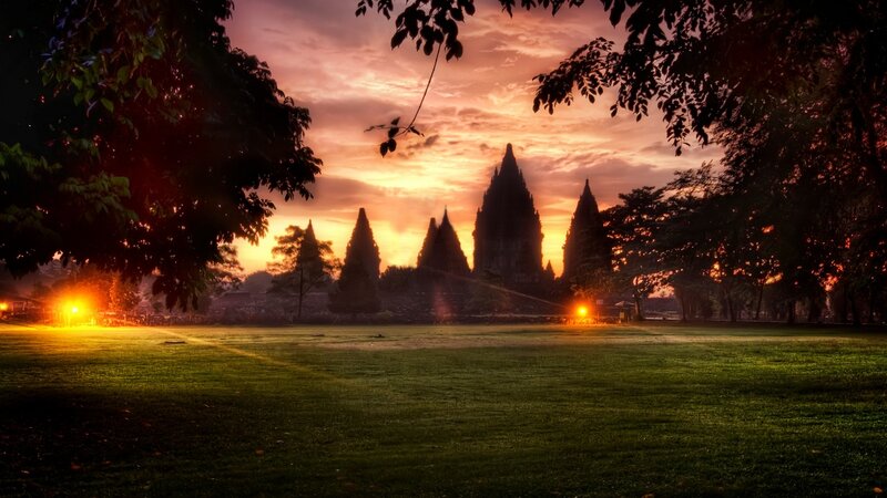 Candi Prambanan Temple — Orange