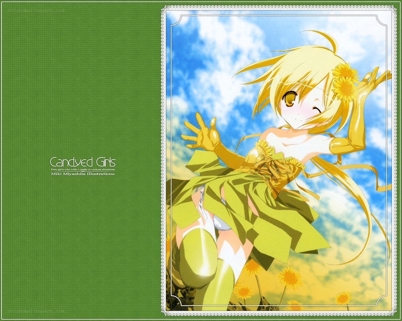 Candied Girls character art